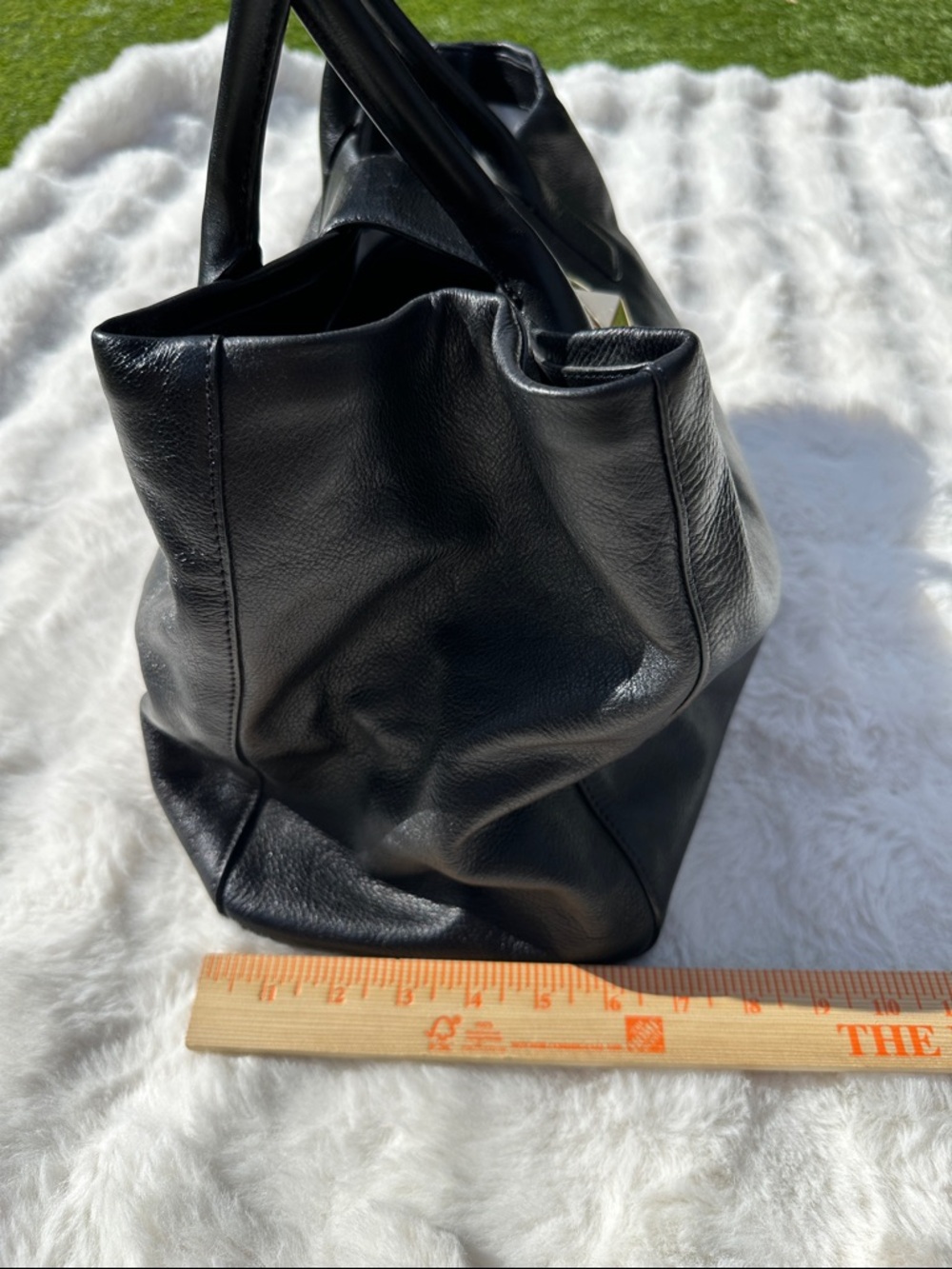 Kate spade black leather tote - Picture 6 of 15